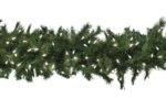 9' Taiga Evergreen® Garland With 150 LED Lights