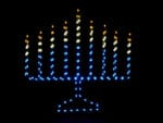 6' Menorah Holiday Light Display