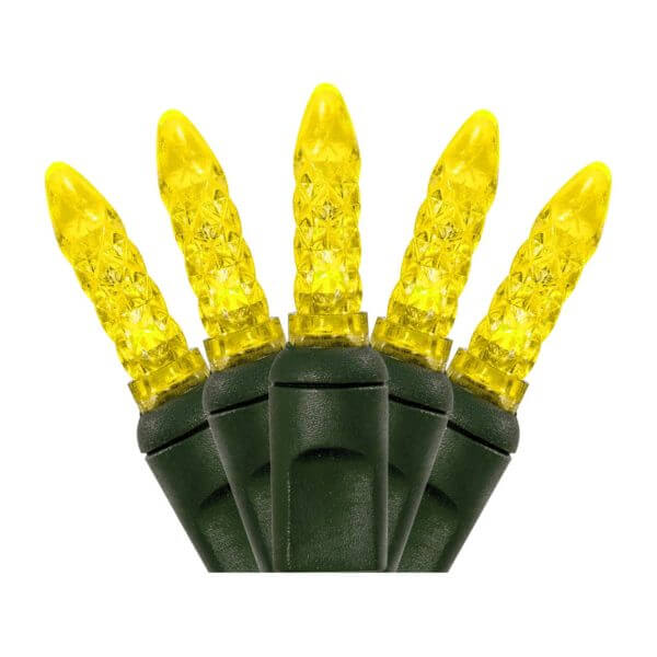 M5 100 LIGHT LED YELLOW CHRISTMAS LIGHTS Creative Displays