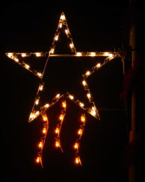 4' Silhouette Majestic Star Holiday Light Display