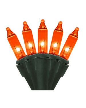 50 Light Orange Incandescent Christmas Minibrites®