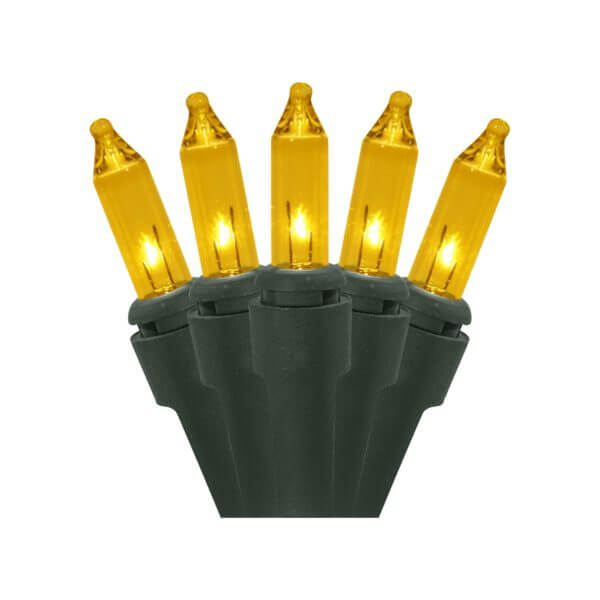 50 Light Yellow Incandescent Christmas Minibrites®