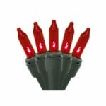 50 Light Red Incandescent Christmas Minibrites®