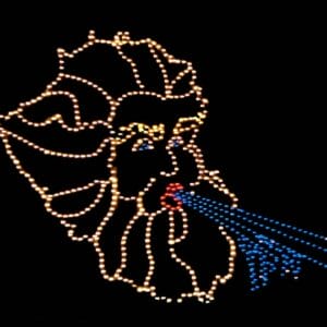 13' Old Man Winter Holiday Light Display