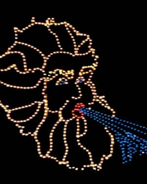 13' Old Man Winter Holiday Light Display