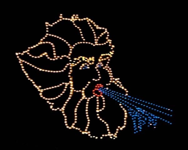 13' Old Man Winter Holiday Light Display