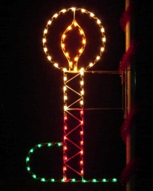 7 FOOT SILHOUETTE CANDLE