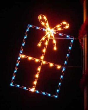 4' Silhouette Package Holiday Light Display