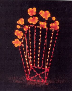 6' Popcorn Holiday Light Display