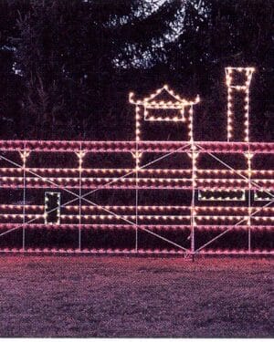35' Riverboat Holiday Light Display