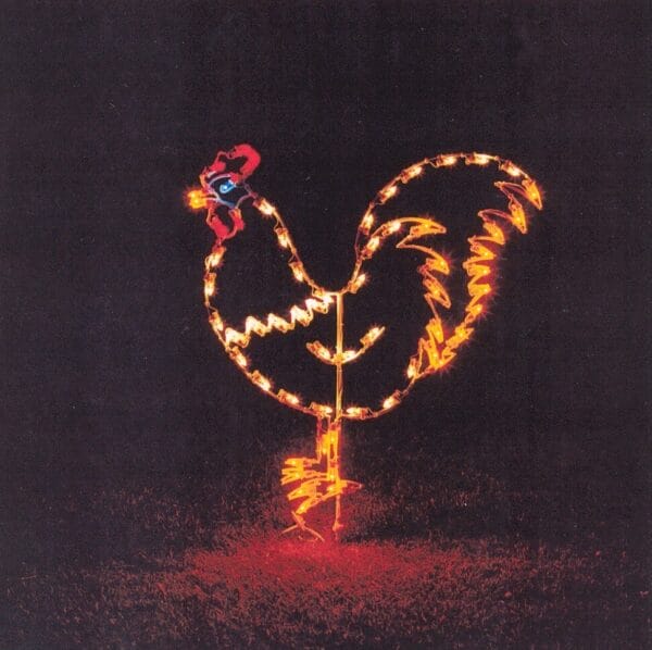 3.5' Rooster Holiday Light Display