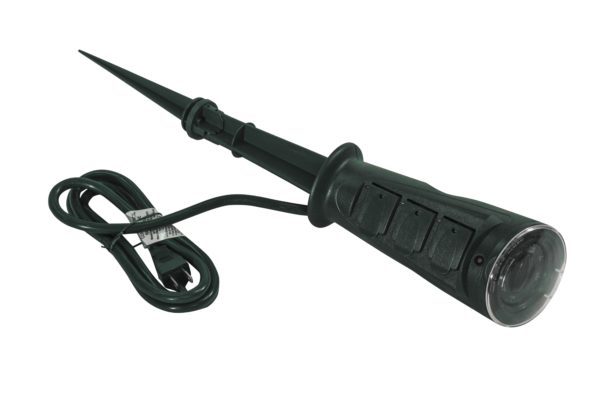 OUTDOOR STAKE TIMER WITH 3 OUTLETS