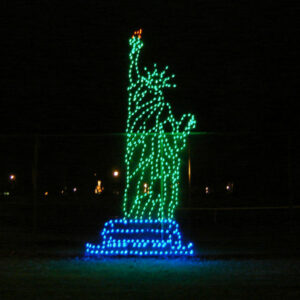 20' Statue Of Liberty Holiday Light Display