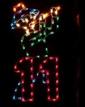 5' Twelve Days Of Christmas - Day 11 Holiday Light Display