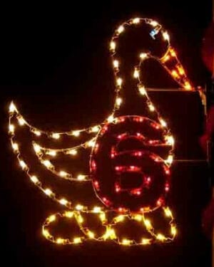 5' Twelve Days Of Christmas - Day 6 Holiday Light Display