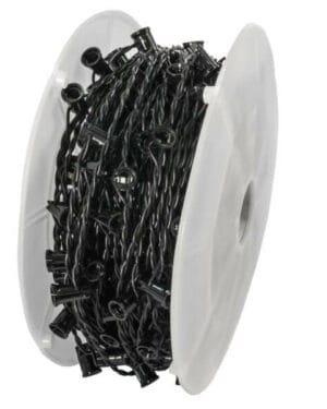 PRO GRADE® C-7 TWISTED WIRE LIGHT STRING WITH 18 INCH SPACING