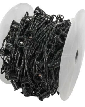 PRO-GRADE® MEDIUM BASE TWISTED WIRE LIGHT STRINGS WITH 18 INCH SPACING