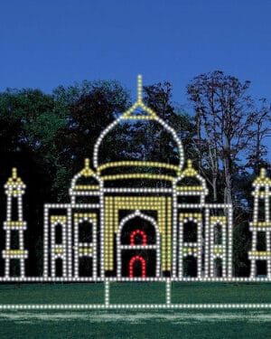 18' Taj Mahal Holiday Light Display