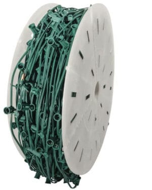 C7 SPT-1 500' 12" Centers Green Weather-X® Cord Spools