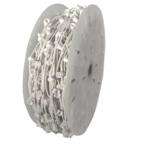 C7 SPT-1 500' 6" Centers White Weather-X® Cord Spools