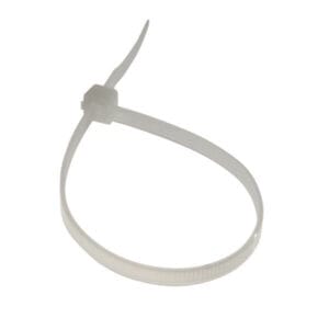 4" White Wire Tie 100 Pack