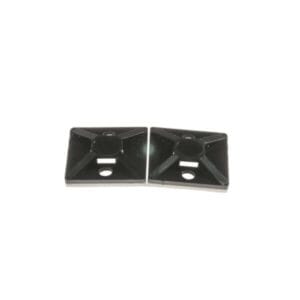 1 1/8" Black Wire Tie Mount 100 Pack