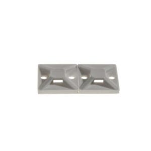1 1/8" White Wire Tie Mount 100 Pack