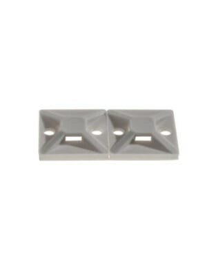 1 1/8" White Wire Tie Mount 100 Pack