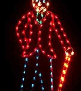 YULETIDE MAN WITH CANE