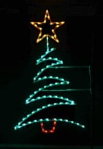 Christmas Light Pole Decorations