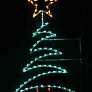 Christmas Light Pole Decorations