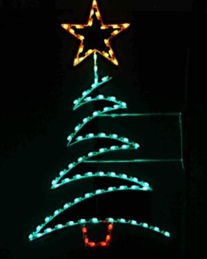 Christmas Light Pole Decorations