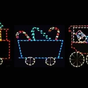 2D Christmas Light Displays