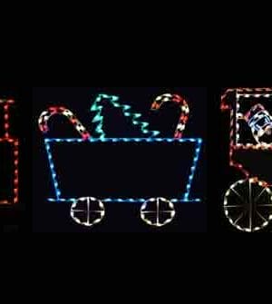 2D Christmas Light Displays
