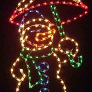SNOWMAN WITH UMBRELLA