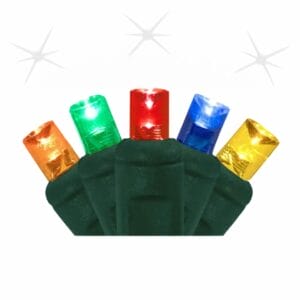 5MM 50 LIGHT LED MULTI STROBE LIGHT STRINGS