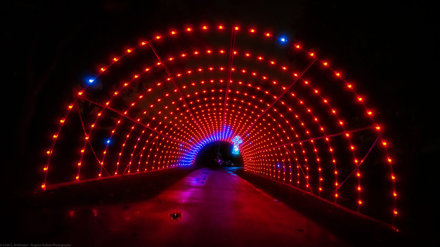 RGB Light Tunnel Creative Displays