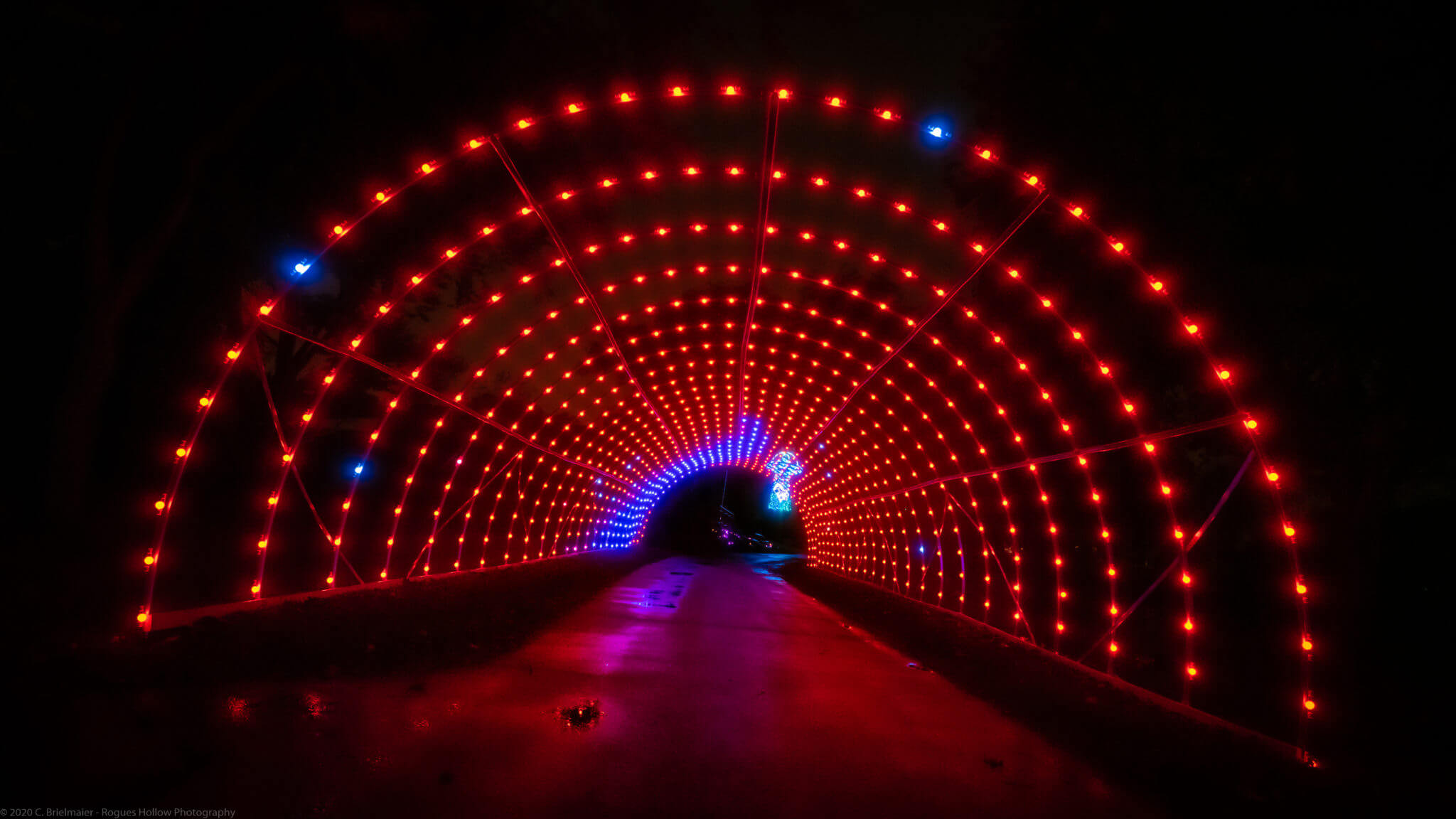 RGB Light Tunnel Creative Displays