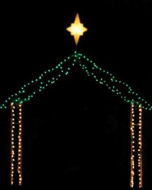 Nativity Stable Holiday Display