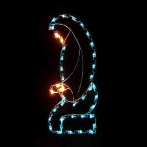 Virgin Mary Holiday Display