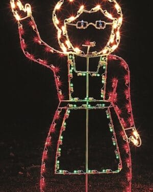 Mrs Claus Holiday Display