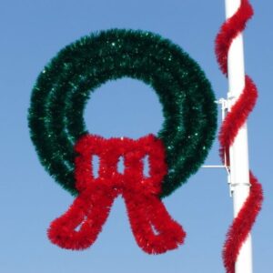 5' Garland Wreath Holiday Light Display