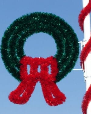 5' Garland Wreath Holiday Light Display