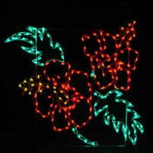 HIBISCUS FLOWER HOLIDAY DISPLAY