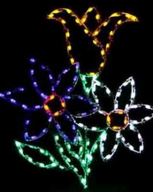 FLOWER CLUSTER HOLIDAY DISLAY