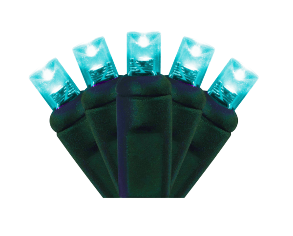 teal mini light strings