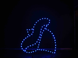 5' Triple Stones Holiday Light Display