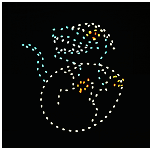 6' Animated Baby Dinosaur Holiday Light Display