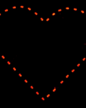4' Heart Holiday Light Display