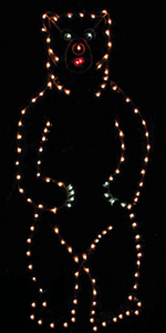 10' Kodiak Bear Holiday Light Display